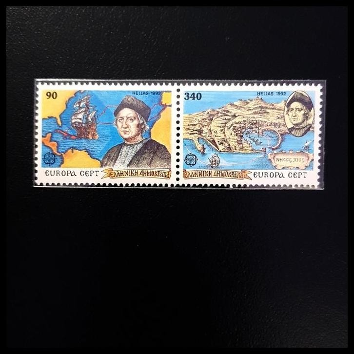 

BEST DEAL PRANGKO 500TH ANNIV. CHRISTOPHER COLUMBUS DARI YUNANI. SET. MNH !