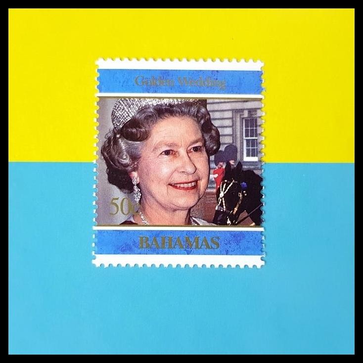 

GRATIS ONGKIR PRANGKO QUEEN ELIZABETH II, GOLDEN WEDDING DARI BAHAMAS