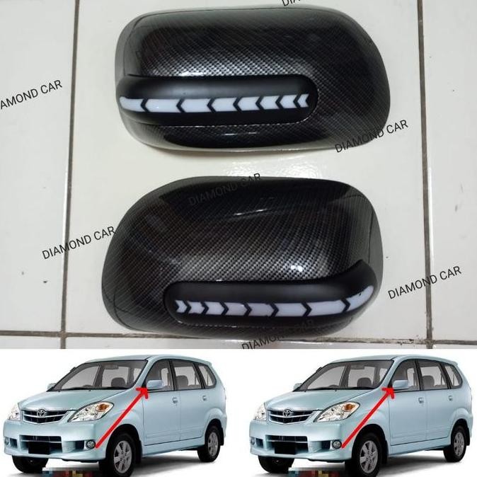 Cover Spion Carbon Lampu Running Avanza Lama 2007 -2011 Type G
