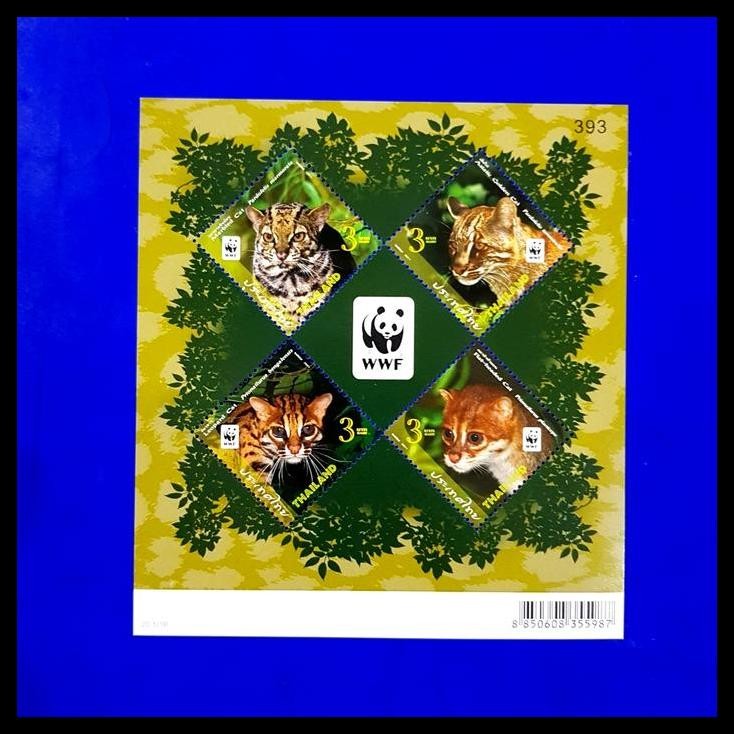 

GRATIS ONGKIR PRANGKO THAILAND 2011. SS WWF WILD CATS ANIMALS