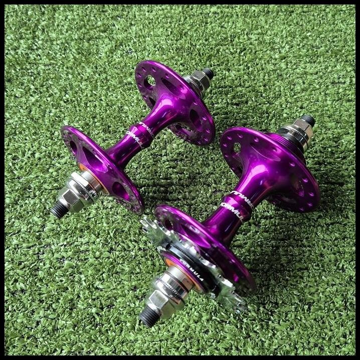 HUB FREEHUB FORMULA FIXIE BMX 32H BEARING COG LOCKRING UNGU TAIWAN