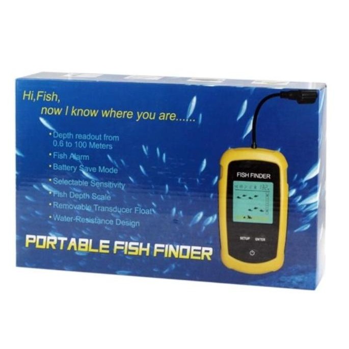 Portable Fish Finder 2.0 Inch Alat Deteksi Sonar Ikan Fishfinder