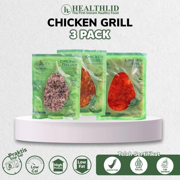 

Chicken Healthi Paket 2 Grill 3 Pcs