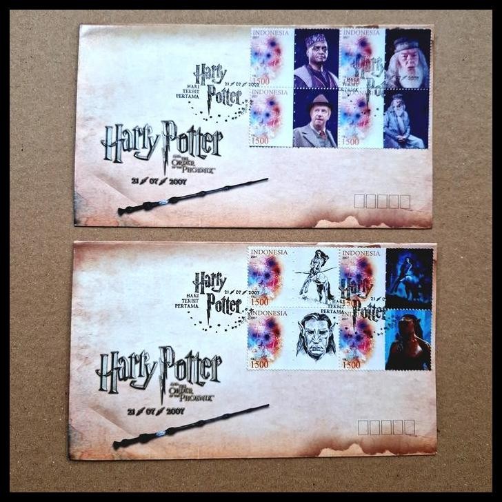 

BEST DEAL PRANGKO INDONESIA 21.7.2017. PRANGKO PRISMA. HARRY POTTER AND THE ORDER OF THE PHOENIX. SAMPUL PERINGATAN ( 4 LEMBAR SAMPUL) !!