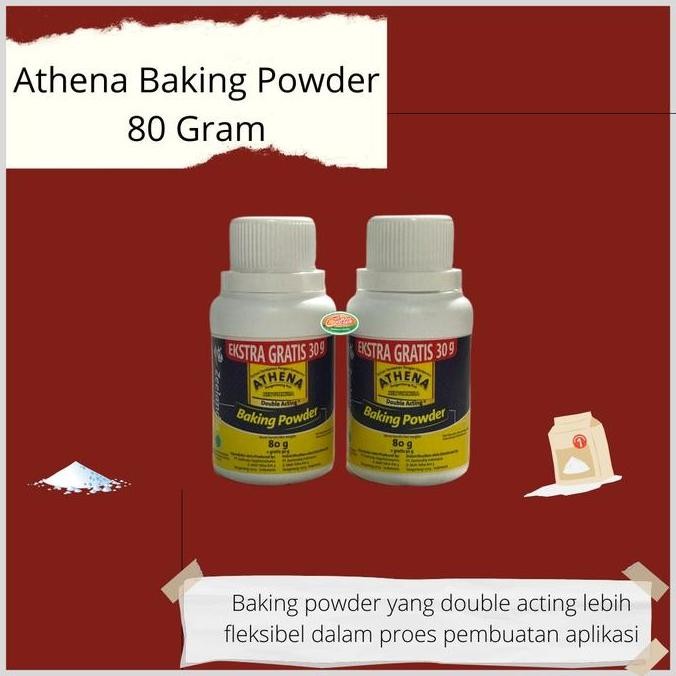 

monggo] BAKING POWDER ATHENA ZEELANDIA 80 GR