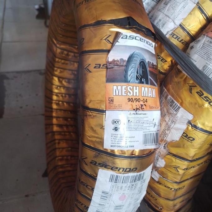 ___] ban luar motor ring 14 tubeless ascendo 90/90-14matik murah