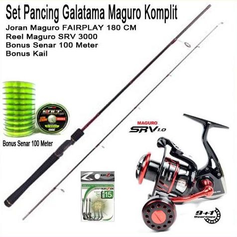 BARU Set Pancing Galatama Maguro Joran Maguro 180CM Original
