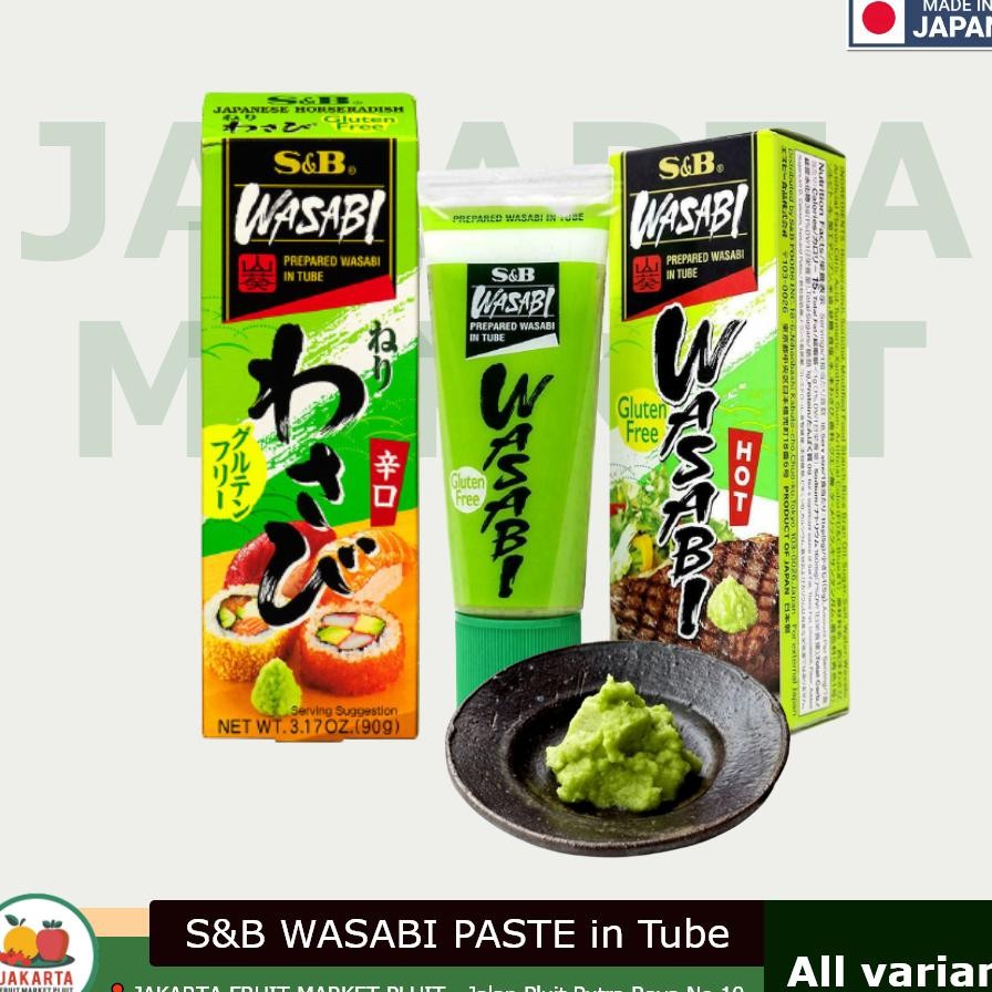 

Sb Wasabi Saus Pasta Jepang Japan