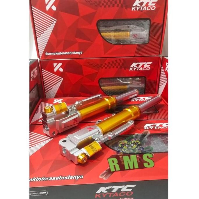 Shock Shockbreaker Ktc Kytaco Depan Nmax Old,Nmax New Shock Usd Black
