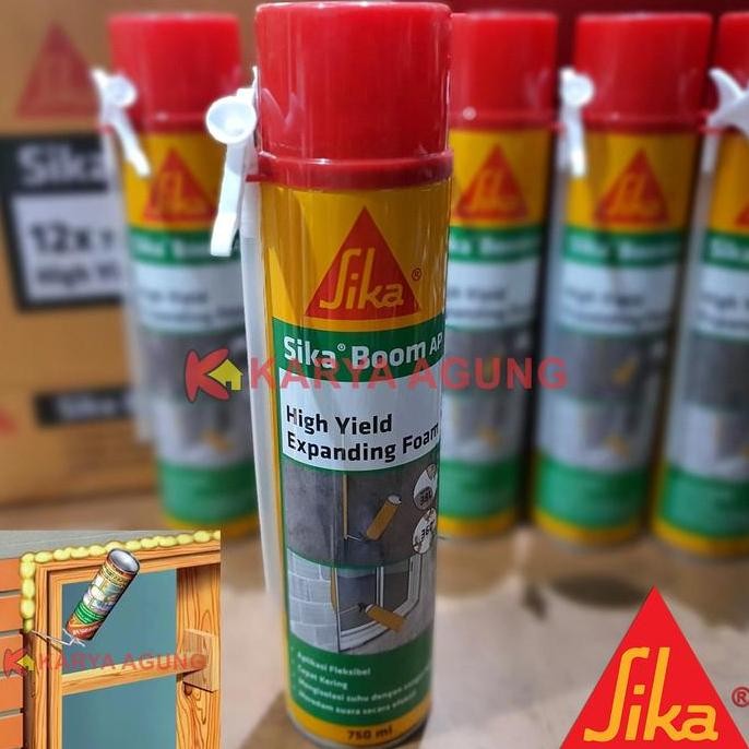 SIKA BOOM AP PU Foam Expanding Lem Pengisi Celah Bangunan