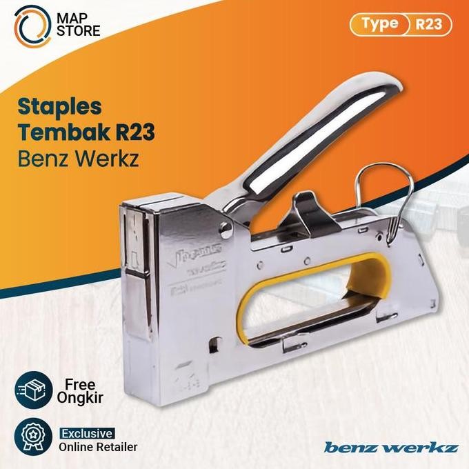 Staples Tembak R23 Benz / Stapler Tacker Gun By Benz Werkz