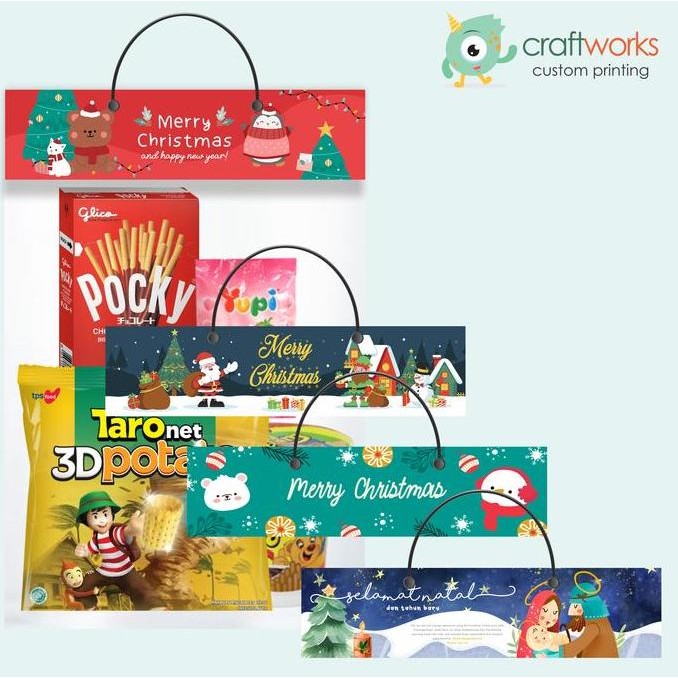 

Buruan beli] BINGKISAN SNACK BAG NATAL CHRISTMAS / GOODIE BAG / TAS SNACK SEKOLAH M