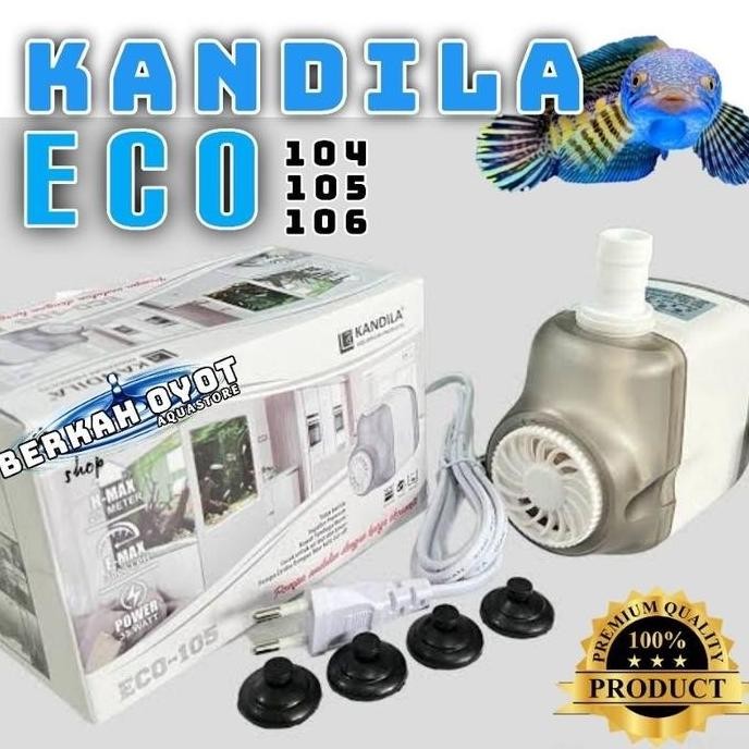 KANDILA ECO MESIN POMPA FILTER AQUARIUM  KOLAM & HIDROPONIK 2000 3000 5000 LITER