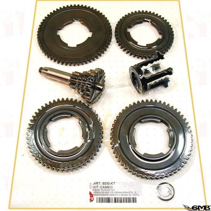 CIF Gear 4 speed set Vespa PTS
