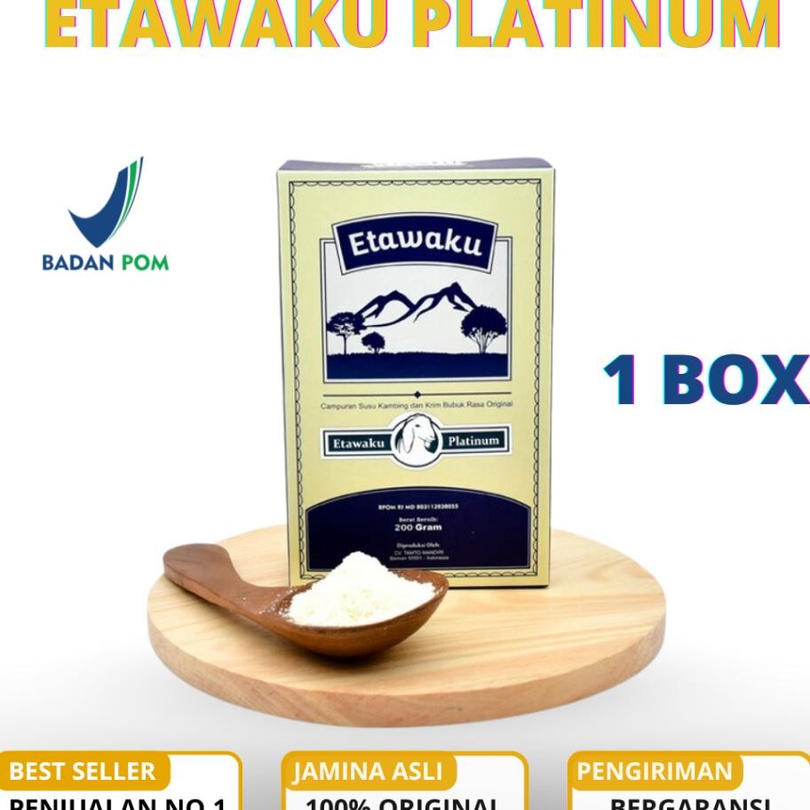 

Etawaku Platinum Susu Kambing Etawa Rendah Gula Dan Lemak Dan Tinggi Kalsium 200 Gr