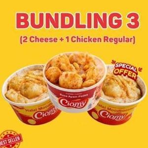 

CIOMY - Hemat Bundling 3 (2 Cheese + 1 Spicy) Cup Regular
