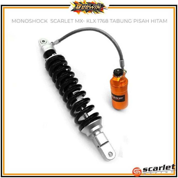 Shockbreaker Monoshock shock belakang SCARLET MX KLX 1768 Tabung pisah