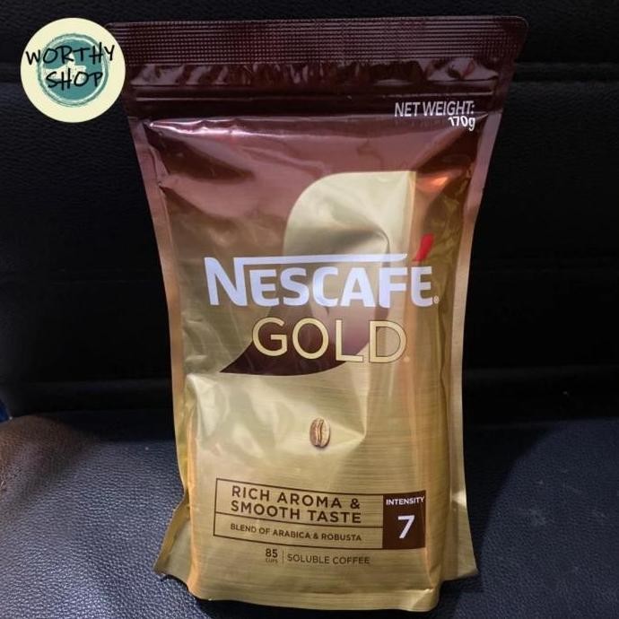 

170Gr Nescafe Coffee Kopi Instan Gold Pure Soluble Rich&Smooth85 Malay