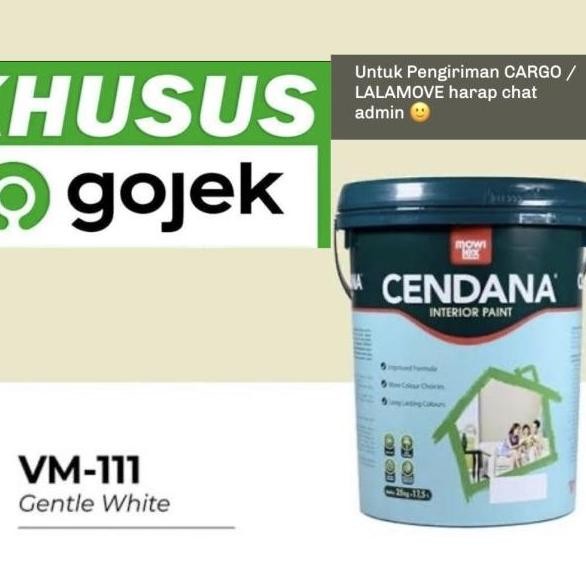 Cat Mowilex Cendana 25Kg Gentle White 111