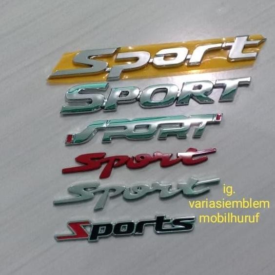 emblem sport agya ayla sigra calya xpander pajero outlander jazz universal