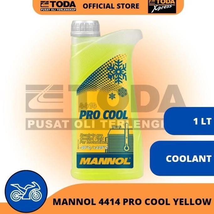 produk unggulan MANNOL 4414 PRO COOL YELLOW 1lt COOLANT