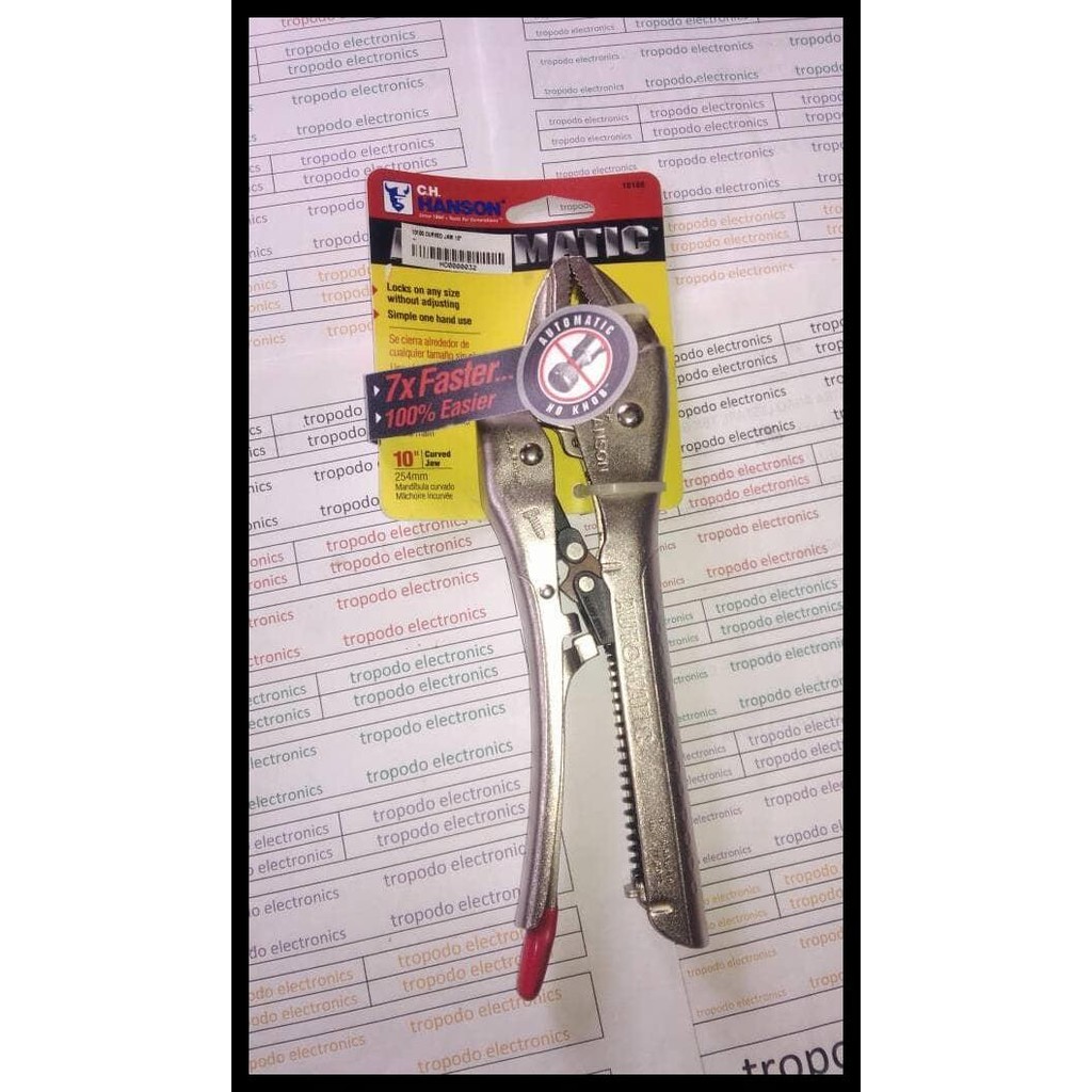 BEST DEAL TANG JEPIT OTOMATIS 10 INCH CH HANSON 