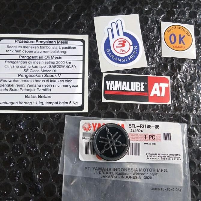 emblem tameng stiker prosedur original yamaha mio sporty mio smile