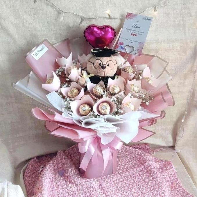 

Buket coklat ferrero rocher | buket wisuda / ulang tahun / anniversary