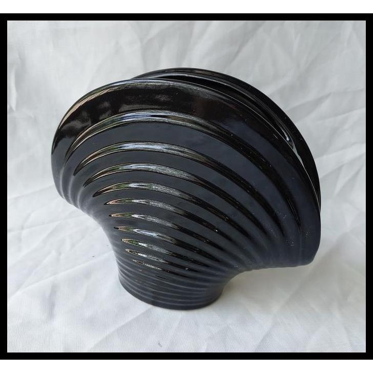 HOT DEAL VAS BUNGA KERAMIK HITAM 