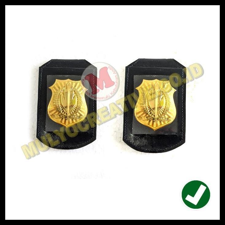 BEST DEAL DOMPET KTA LOGO SATPAM DOMPET LENCANA AKSESORIS SECURITY SATPAM 
