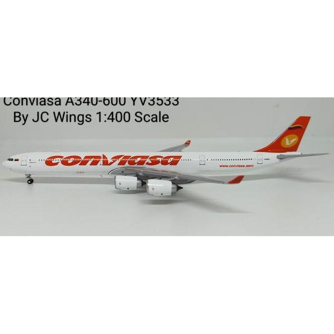 

Conviasa A340-600 Yv3533 By Jc Wings 1:400 Scale