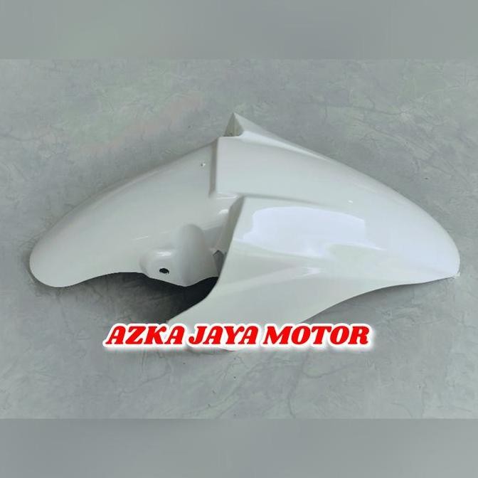 ready Spakbor depan Suzuki Skywave warna Putih