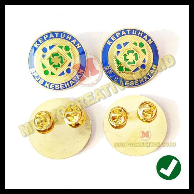 GRATIS ONGKIR LENCANA PIN KEPATUHAN BPJS KESEHATAN LENCANA LOGO BPJS KESEHATAN 