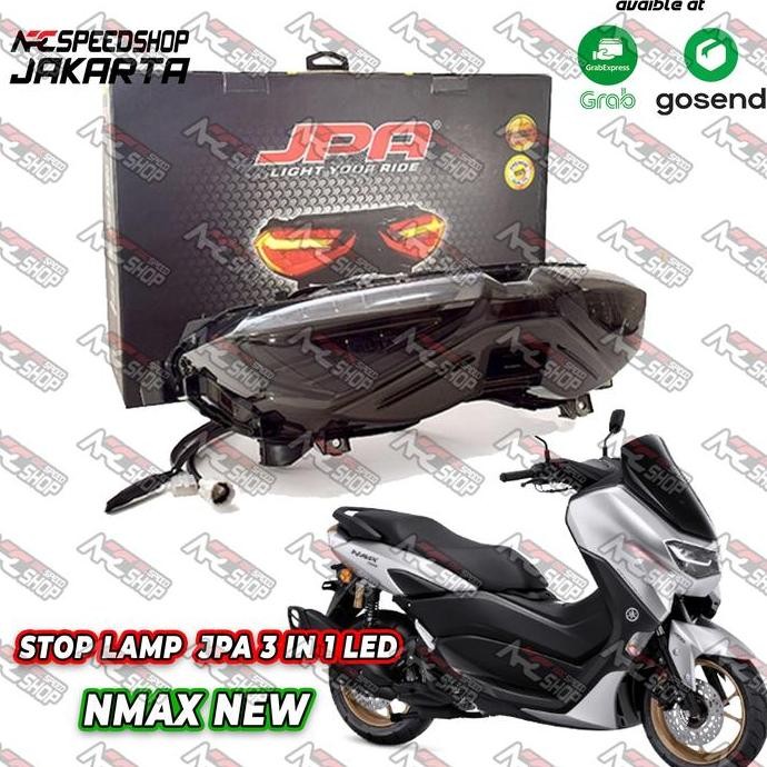 Stoplamp JPA Yamaha Nmax New Lampu Stop TRANSFORMER BLACK SMOKE
