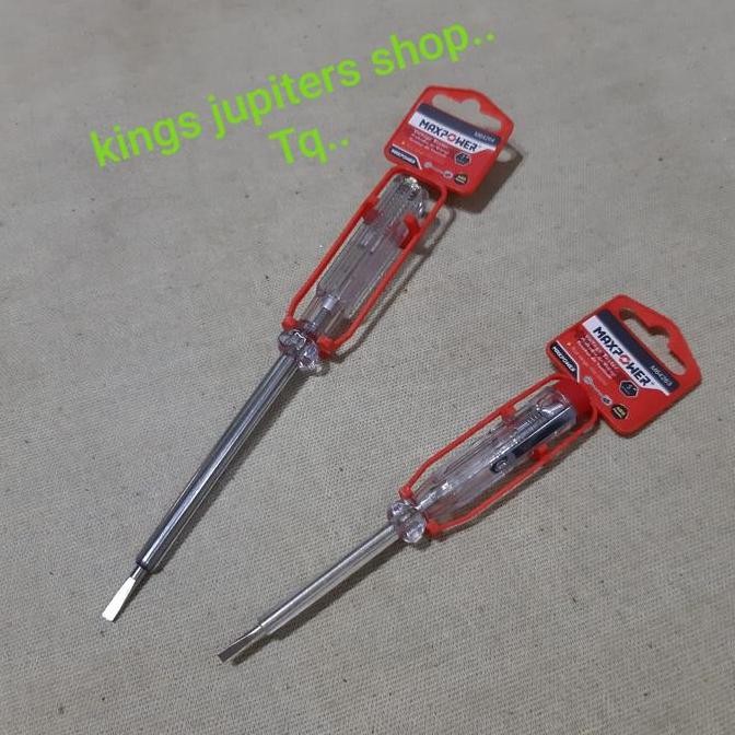 ready  TESPEN OBENG LISTRIK TES PEN PLN AC UNIOR IWT MAXPOWER CMART