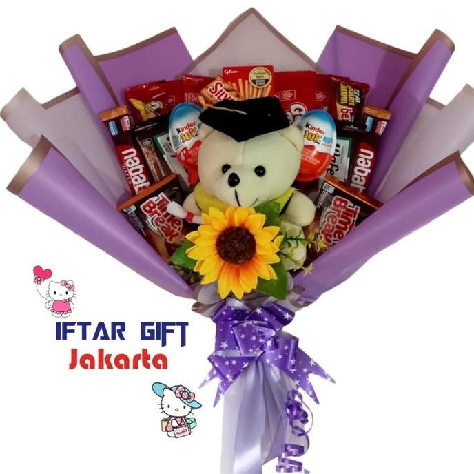 

Buket Wisuda / Bucket Snack / Bouquet Ultah / Buket Ekslusif /Hampers