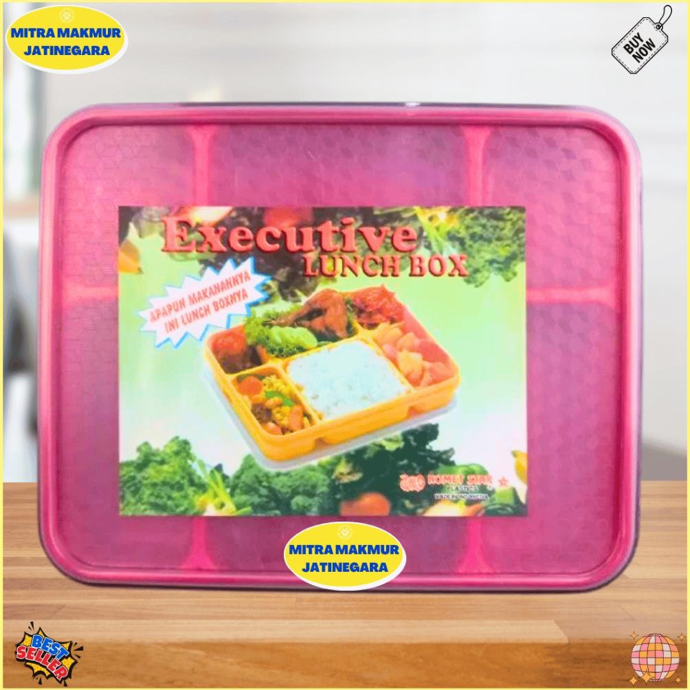 Komet Star Rantang Makanan Plastik Kotak Dan Bulat Ompreng Kotak Bekal Rantang Catering Executive Te