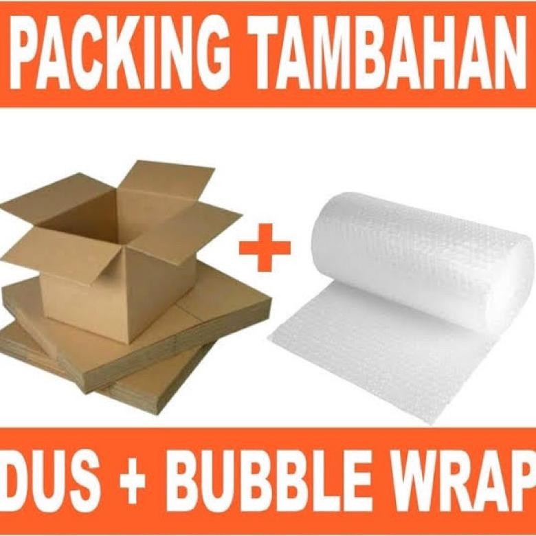 

Tambahan Packing Bubble Wrap Dan Kardus Baru