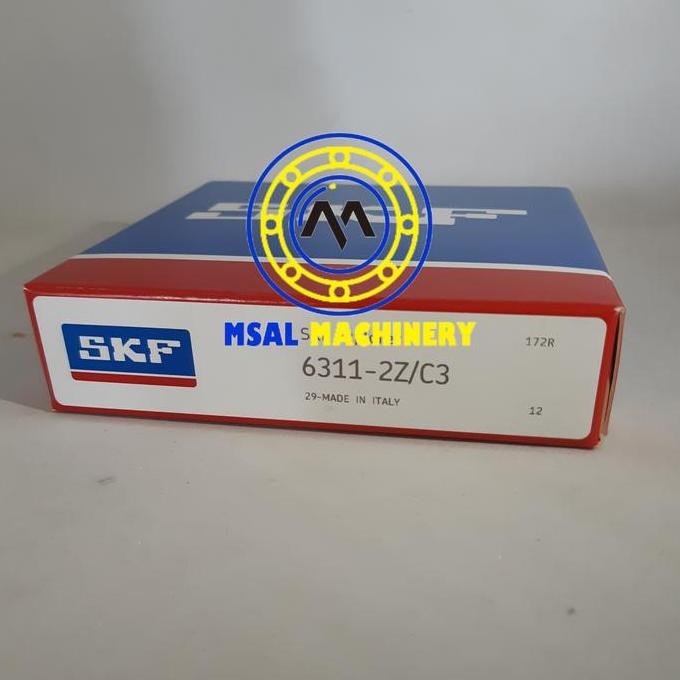 restock BEARING 6311 ZZ / 6311ZZ / 6311 2Z SKF C3 ITALY