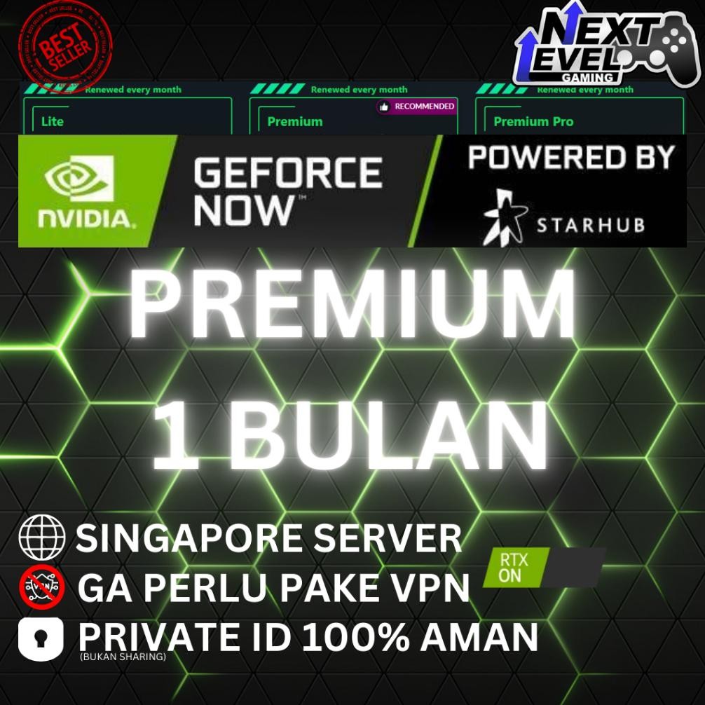 NEW GeForce NOW GFN StarHub Cloud Gaming Singapore Bulanan [terbaik][terlaris]
