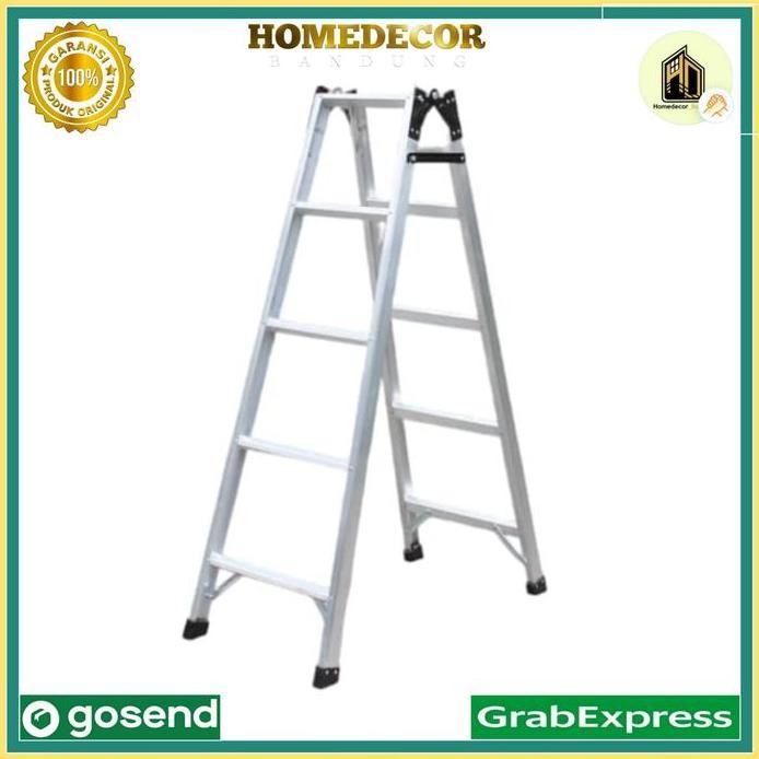 

Terlaris Krisbow 1.5 Mtr Tangga Lipat Aluminium Basic 2 In1 5 Step / Tangga