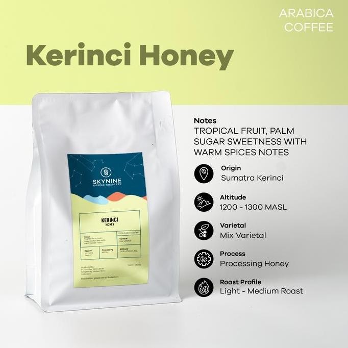 

Kopi Arabika - Kerinci Honey - Roasted Bean 250 Gram