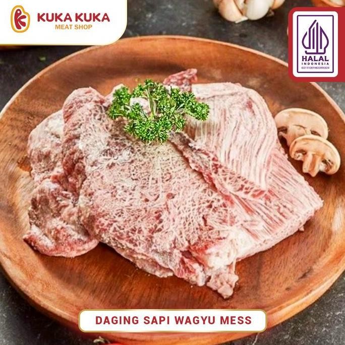 

Daging Sapi Wagyu Mess / Trim Bahan Dasar Meltique 1 Kg