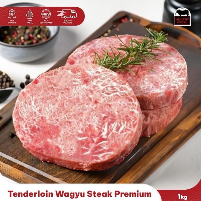 

Tenderloin Wagyu Steak 1 Kg Healthy Wagyu