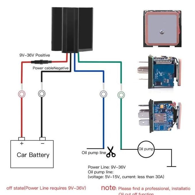 GPS Tracker Mobil / Motor Model Berbentuk Relay Bisa Matikan Mesin murah
