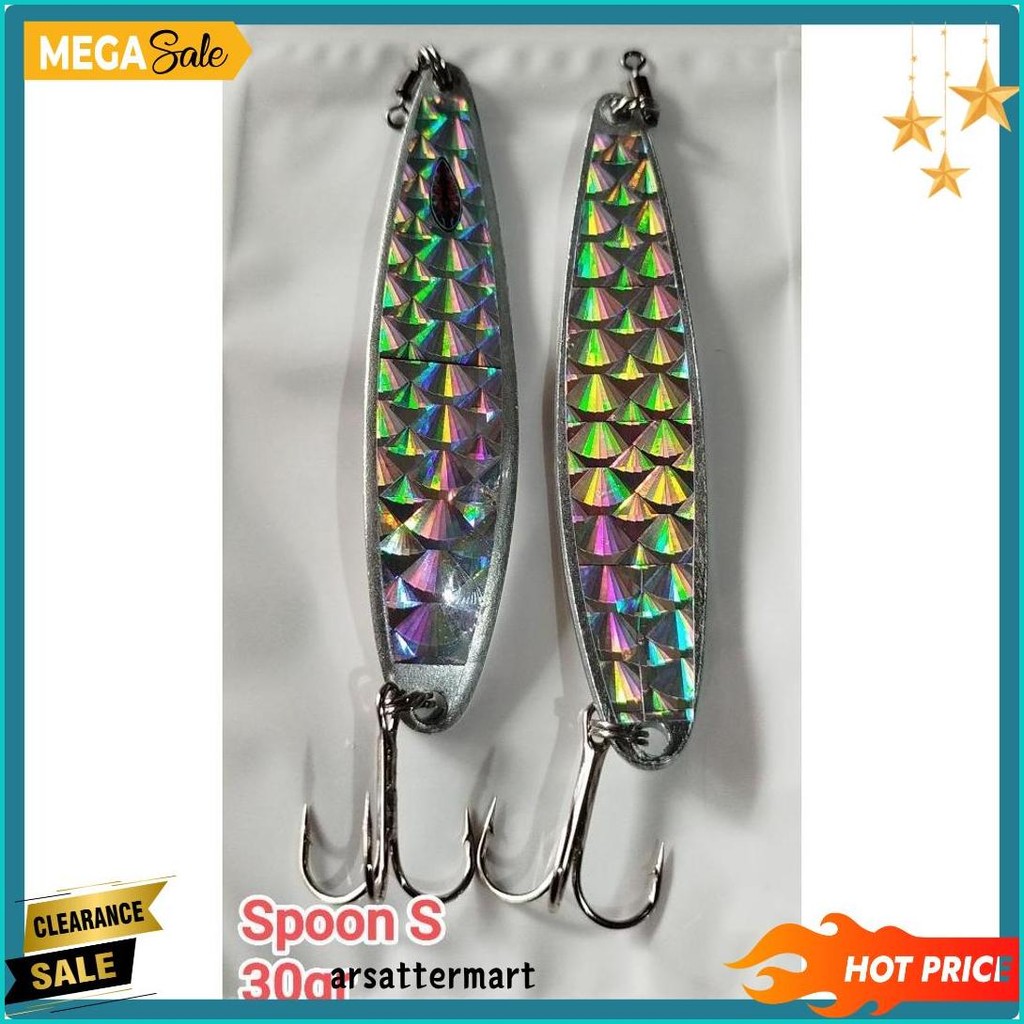 Spoon Lure Galvanis Tipe S & Speedy 30-60Gr Diskon