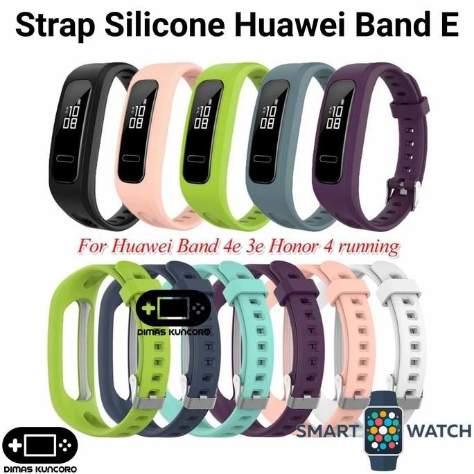 Strap Silicone Huawei Band E Silicon Tali 3e 4e Honor 4 Running murah