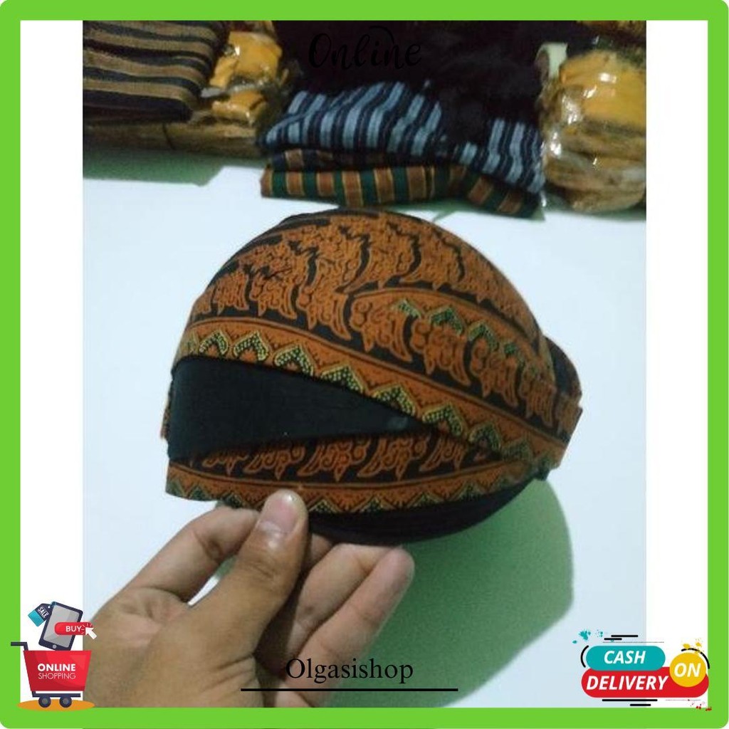 Blangkon Solo Dewasa // Blangkon Alus Cap Mondang Cabut Cod