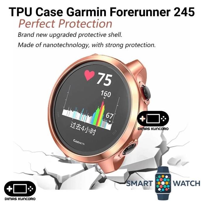 TPU Case Garmin Forerunner 245 Silicone Silikon Bumper Cover FR FR245 murah