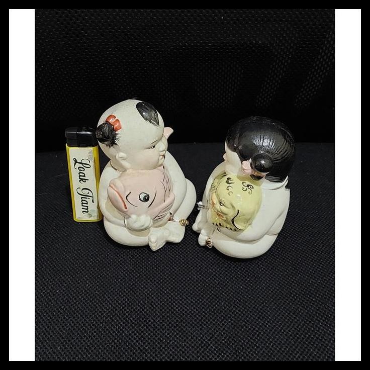 TERMURAH PAJANGAN SEPASANG BOCAH BONEKA POP KERAMIK CHINA LAMA 